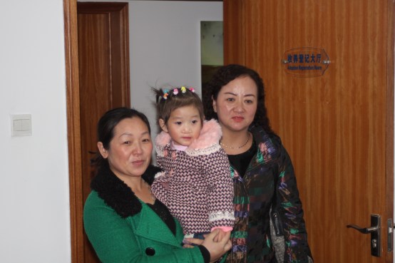 Nannies from the orphanage in Fuyang...they clearly love Emma and kept telling us how sweet of a girl she is.